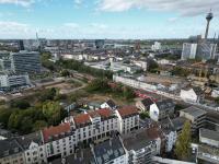 Půdorys ubytování 4* Boutique Zimmer am Düsseldorf Hafen + ÖPNV & TG