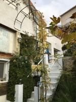 a building with stairs and plants on the side of it at FLC-Sea View-Jacuzzi-3 Bedrooms-8p-Parking for 2 cars in Marseille
