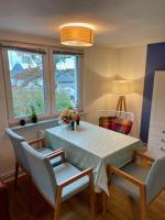 Posezení v ubytování Ruhige Ferienwohnung mit Sonnenterrasse und Garten