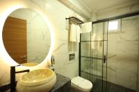 A bathroom at Asmali Hotel
