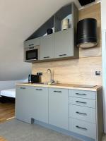 Kuchyň nebo kuchyňský kout v ubytování Sana Ski apartment 702 in Flora, Borovets