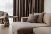Część wypoczynkowa w obiekcie LET'S SEA - 4 Person - Premium Baltic Apartment with Sea View nad SPA access