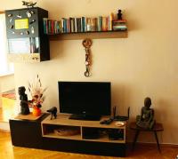 TV a/nebo společenská místnost v ubytování Top-Center BestView Apartment