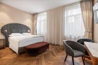 Grand Hotel Union Eurostarsにあるベッド