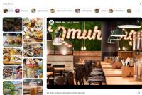 a restaurant website with a picture of a restaurant at 100m zum Ulmer Münster: 57m² Wohnung an der Blau in Ulm