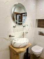 Koupelna v ubytování Krisiyasapartment