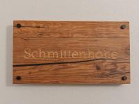 a wooden sign on a wall with the word selinsgrove at Apartment Das Georgen- Schmitten by Interhome in Fürstau