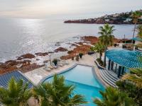 Bazén v ubytovaní Villa direkt am Meer für 6 Personen alebo v jeho blízkosti