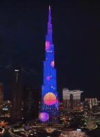 Půdorys ubytování Burj Khalifa Front view & Fountain view Island Paradise 2BR Luxury Apartment Burj residences Golden Homes