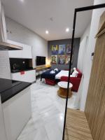 Kuchyň nebo kuchyňský kout v ubytování Casa Gloria Apartments
