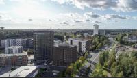 Nespecifikovaný výhled na destinaci Espoo nebo výhled na město při pohledu z aparthotelu