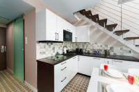 Kuchyňa alebo kuchynka v ubytovaní Apartamenty Almar Marine