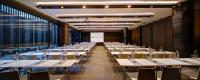 a large room with rows of tables and chairs at Olivia Balmes Hotel in Barcelona