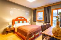 Posteľ alebo postele v izbe v ubytovaní Kinderhotel Appelhof