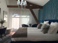 La Cabane D'Ambroiseにあるベッド