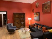 Część wypoczynkowa w obiekcie Magnifique appartement 8 couchages dans villa historique