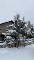 Plán poschodí v ubytovaní E L chalet. A cosy mountain retreat.