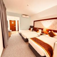 Aquavista Hotel & Suitesにあるベッド