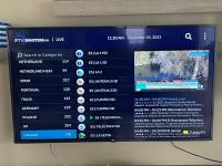A television and/or entertainment centre at LOVELY AND SUNNY APARTAMENT 300m FROM BEACH!!