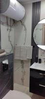 Koupelna v ubytování Apartmenthaus Oborishte