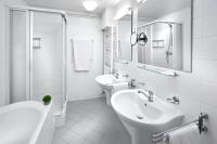 Koupelna v ubytování Wellness Hotel Orlík