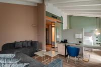 A kitchen or kitchenette at HT Hotel Trieste