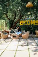 Locomo Boutique, Morjim - Stay Work Eatにある庭