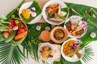 Mad i villaen eller i nærheden