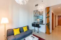 Posezení v ubytování Cosy 1 Bedroom Marina Apartment