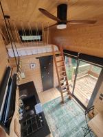 Kuchyňa alebo kuchynka v ubytovaní Tiny House MOOSE HOME Les Chaumes