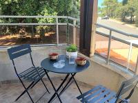 Balkón alebo terasa v ubytovaní La Palmyre - APPARTEMENT au cœur du centre - résidence AGATHEA - BALCON