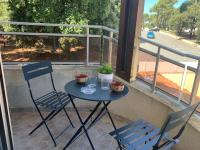 Balkón alebo terasa v ubytovaní La Palmyre - APPARTEMENT au cœur du centre - résidence AGATHEA - BALCON