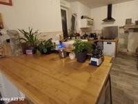 Kuchnia lub aneks kuchenny w obiekcie Manoir de kerozet - Chambres chez l'habitant - 3 chiens