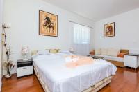 Posteľ alebo postele v izbe v ubytovaní Apartments Villa Aura - Adult Only