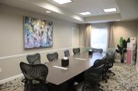 Der Geschäftsbereich oder Konferenzraum in der Unterkunft Hilton Garden Inn Calabasas