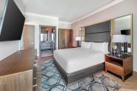 Ein Bett oder Betten in einem Zimmer der Unterkunft Hilton Club Elara Las Vegas