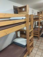 a couple of bunk beds in a room at Les Chemins du Léman in Novel