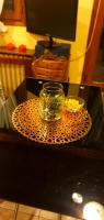 a glass jar sitting on top of a table at RELAX in Montreuil