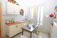 a small kitchen with a table and a sink at Pavillon de Mer YourHostHelper in Vallauris