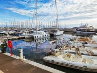 a bunch of boats docked in a marina at Pavillon de Mer YourHostHelper in Vallauris