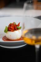a dish on a plate on a table at La Maison Rosa Stella in Lucera