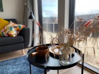 Esehytter Luxury Holiday Home near Beachにあるシーティングエリア