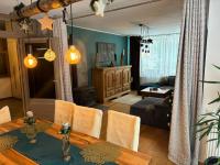 Posteľ alebo postele v izbe v ubytovaní Apartamenty Lux Willa Juras
