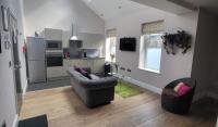 Kuchyň nebo kuchyňský kout v ubytování Harrogate Lifestyle Luxury Serviced ApartHotel