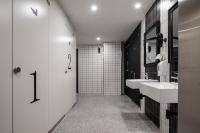 Changsha Desti Youth Park Hostel Wuyi Squareにあるバスルーム