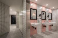 Changsha Desti Youth Park Hostel Wuyi Squareにあるバスルーム
