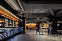 Changsha Desti Youth Park Hostel Wuyi Squareにあるラウンジまたはバー