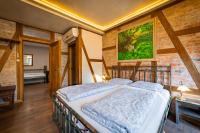 A bed or beds in a room at Guest house Diabora-Veliko Tarnovo
