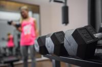 Posilňovňa alebo fitness centrum v ubytovaní Erzsébet Nagy Szálloda