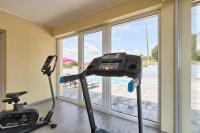 Posilňovňa alebo fitness centrum v ubytovaní Villa Karli